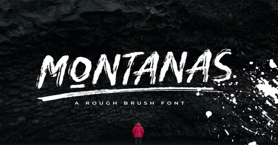 Montanas Brush Premium Free Font Download
