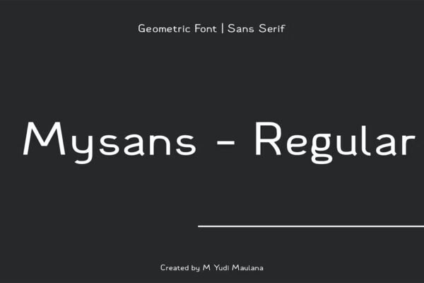 Mysans M Sans Serif Font Download Free