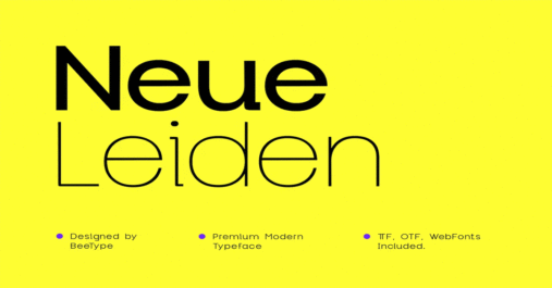 Neue Leiden Sans Serif Premium Font