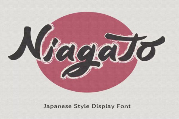 Niagato Japanese Display Premium Font