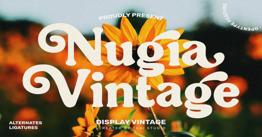 Nugia Modern Vintage Premium Font