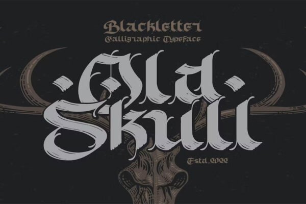Old Skull Celtic Premium Free Font