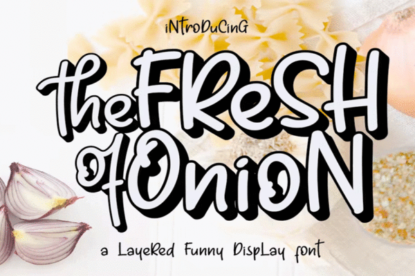 Fresh Onion Premium Free Font Download