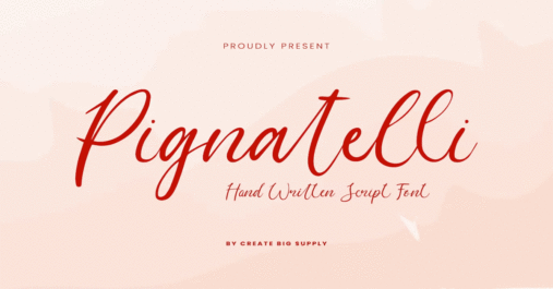 Pignatelli Script Download Free Font