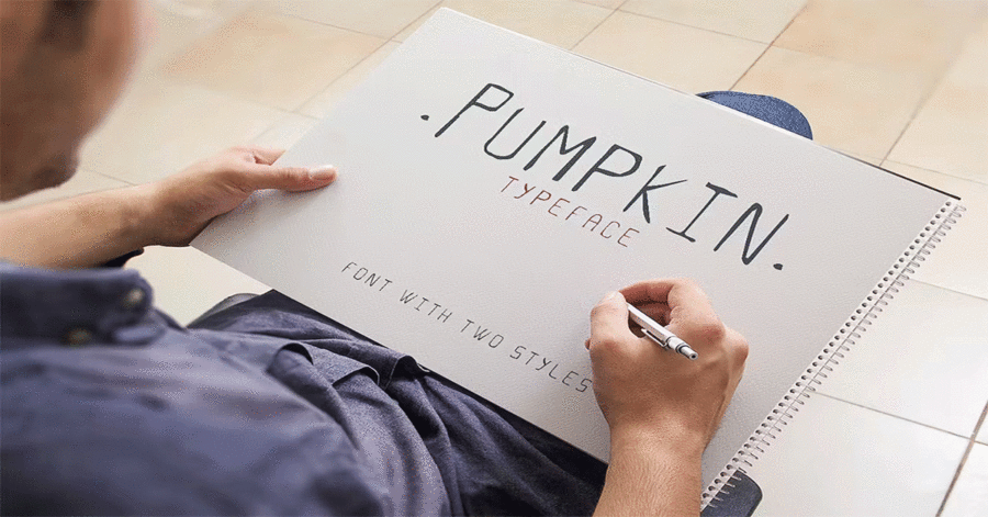 Pumpkin Webfonts Symbol Font Download Premium Free Font