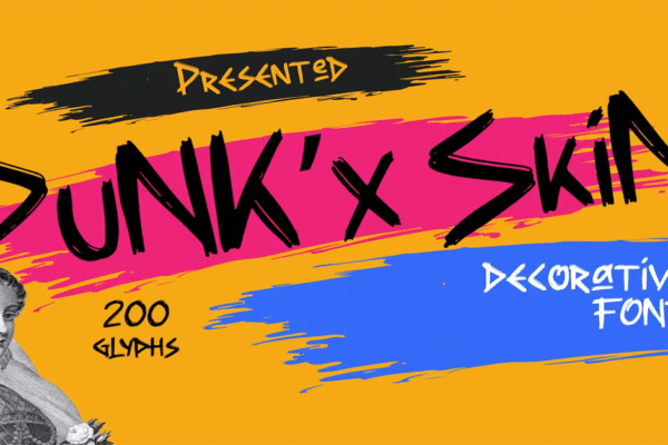 Punkx Skin Youtube Premium Free Font
