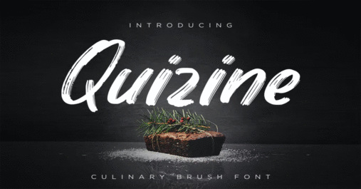 Quizine Brush Chinese Premium Font