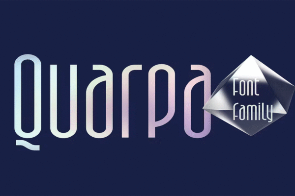 Quarpa Font Family Title Premium Free Font