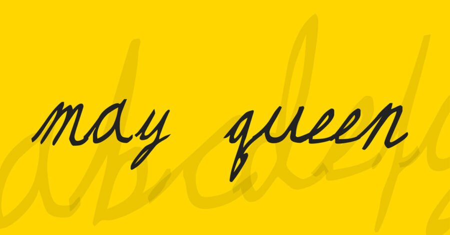May Queen Cursive Download Free Font