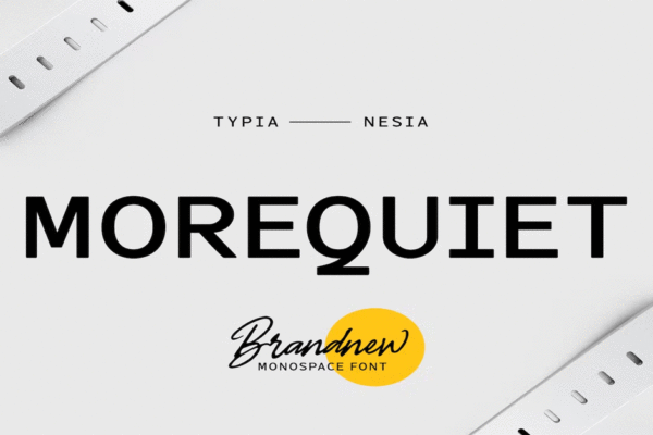 Morequiet Sans Serif Premium Font