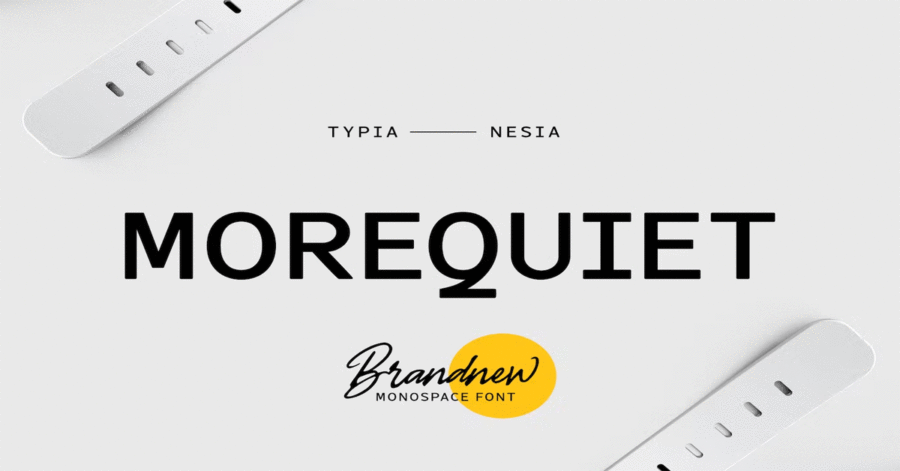 Morequiet Sans Serif Premium Font