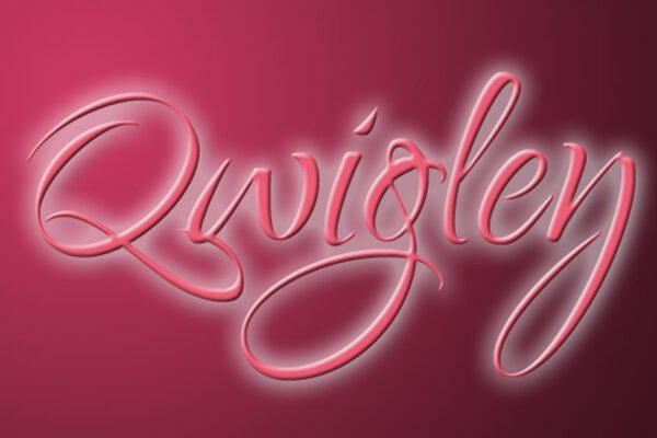 Qwigley Cursive Download Premium Free Font