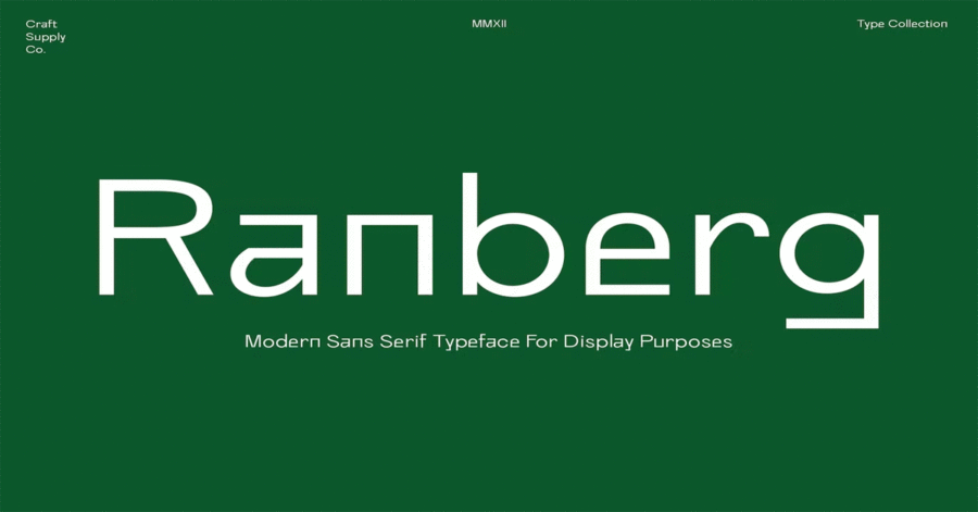 Ranberg Premium Free Font Download