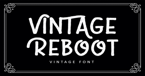 Vintage Reboot Premium Free Font