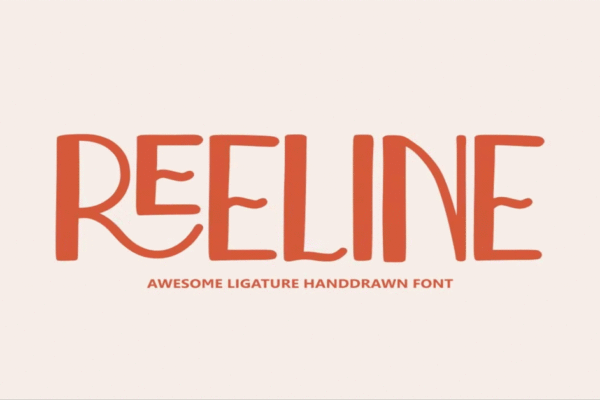 Reeline - Luxury Handdrawn Download Premium Free Font