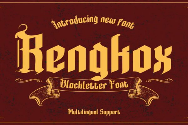 Rengkox Tattoo Premium Free Font