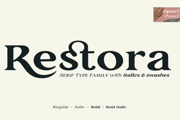 Restora Serif Premium Free Font