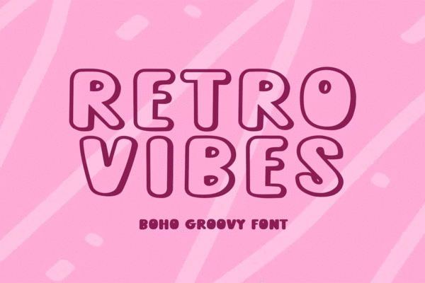 Retro Vibes Groovy Premium Free Font