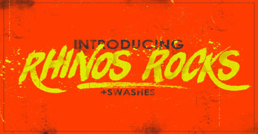 Rhinos Rocks Brush Download Free Font