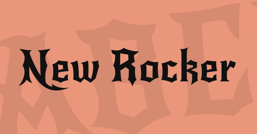 New Rocker Tattoo Download Free Font