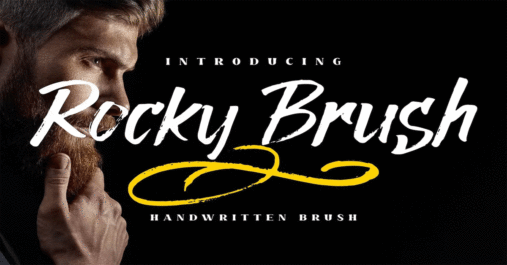Rocky Brush Premium Free Font Download