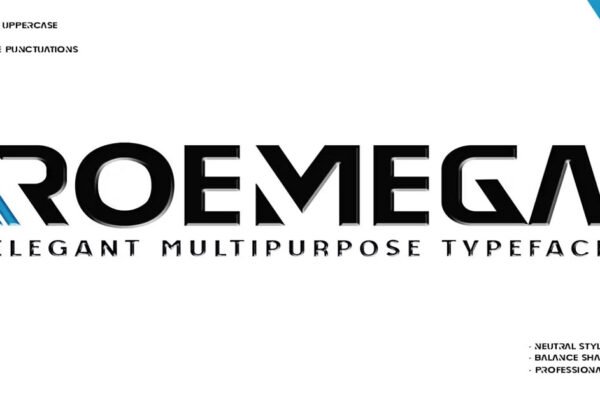 Roemega Display Flyer Premium Free Font
