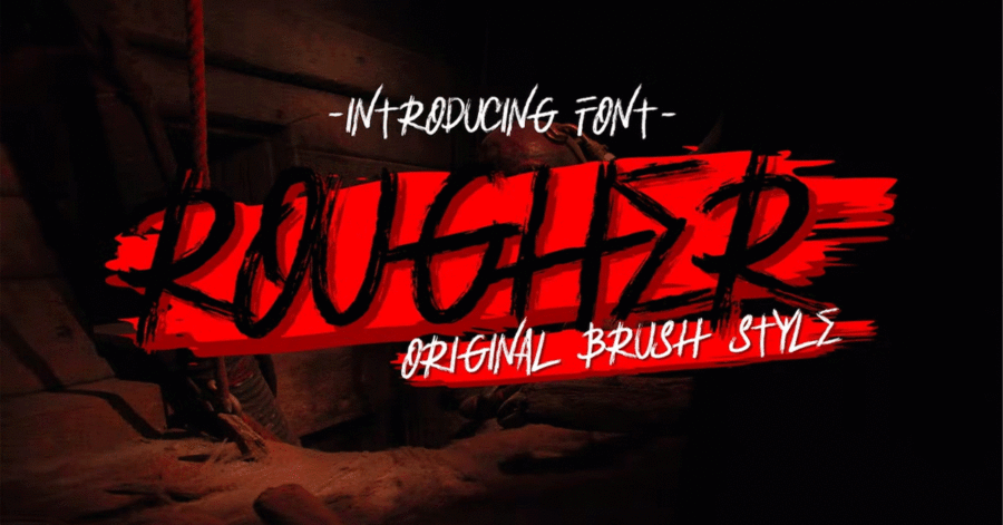 Rougher Brush Premium Free Font Download