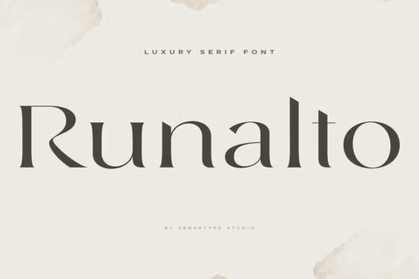 Runalto - Luxury Serif Download Premium Free Font