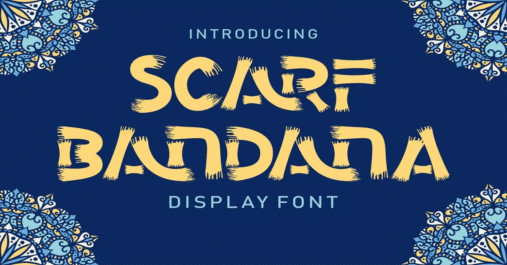 Scarf Bandana Download Premium Free Font