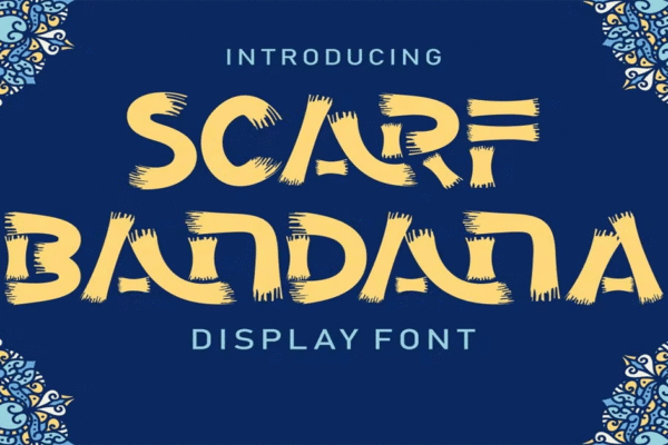 Scarf Bandana Download Premium Free Font