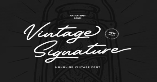 Vintage Signature Premium Free Font