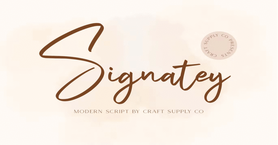 Signatey Premium Free Font Download