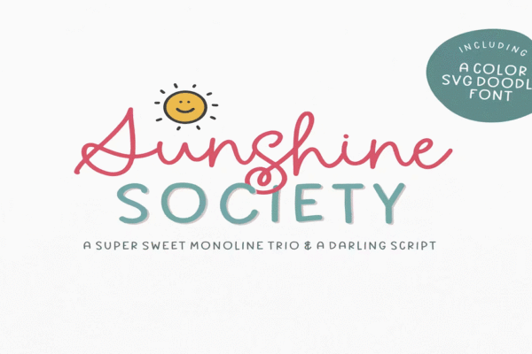 Sunshine Society Premium Free Font Download