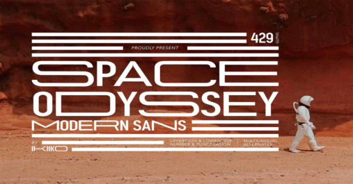 Space Odyssey Sans Serif Premium Font