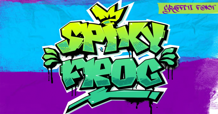 Spiky Frog Premium Free Font Download