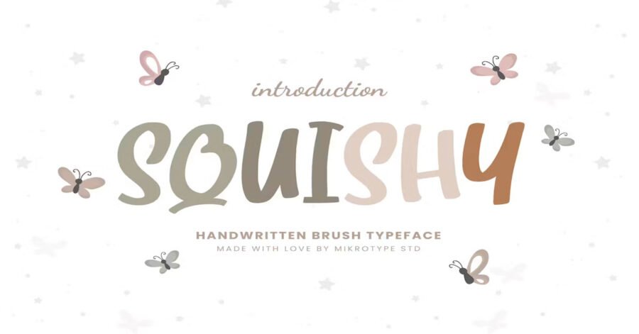 Squishy Brush Business Font Premium Free Font
