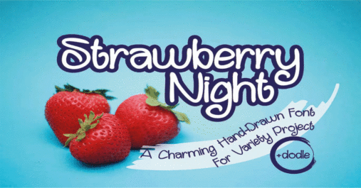 Strawberry Night Premium Free Font Download