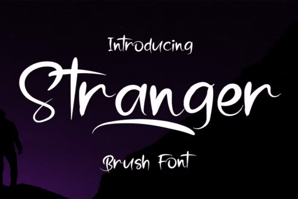 Stranger Brush Premium Free Font Download