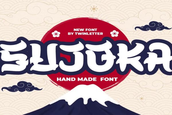 Sujoka Japanese Style Premium Font