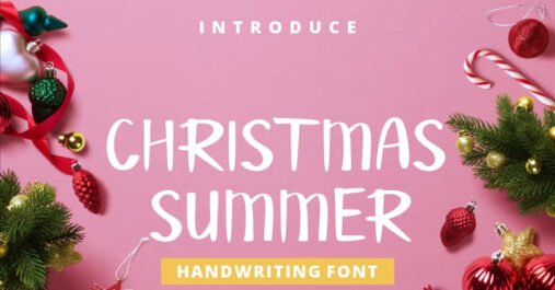 Christmas Summer Premium Free Font