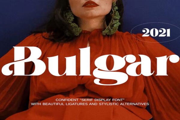 Bulgar Modern business, Feminine premium free Font