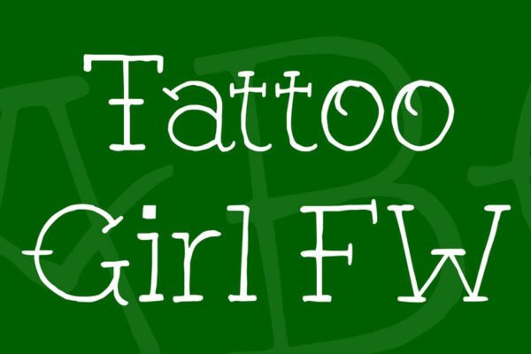 Tattoo Girl FW Download Premium Free Font