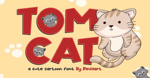 Tomcat Cartoon Premium Free Font