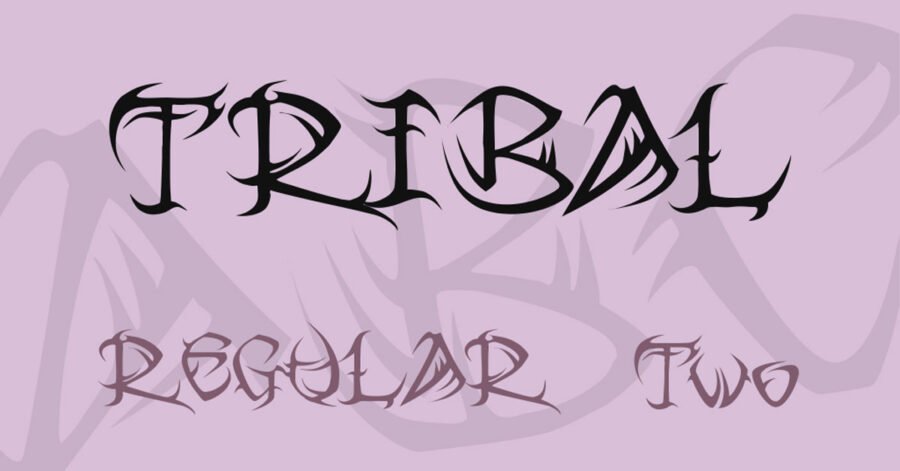 Tribal Tattoo Download Premium Free Font