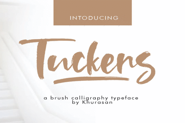 Tucker Brush Premium Free Font Download