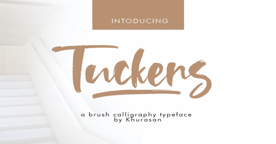 Tucker Brush Premium Free Font Download