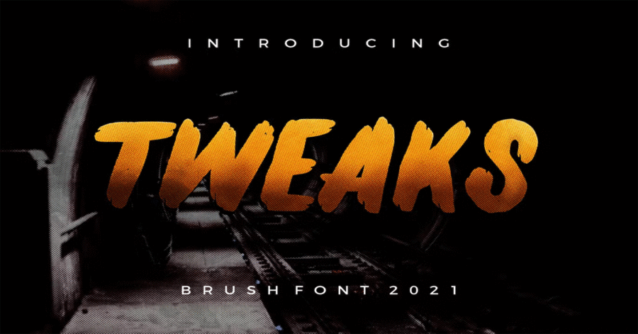 Tweaks Brush Premium Free Font Download