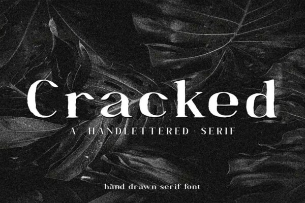 Cracked - Calligraphy and Instagram free premium font