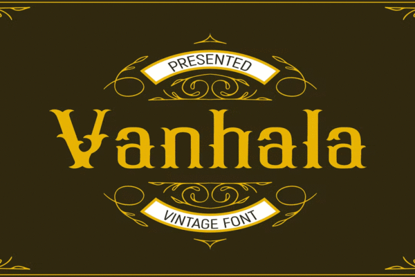 Vanhala Logotype, Organic Download Premium Free Font
