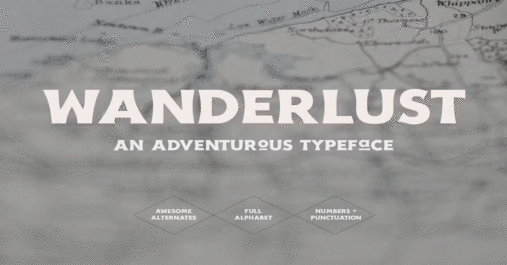 Wanderlust Premium Free Font Download